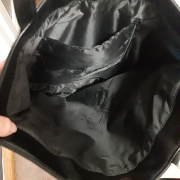 New Victoria's Secret Fringed Black Tote Bag - Picture 6 of 10